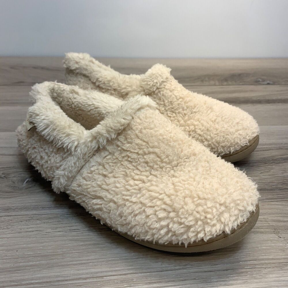 MINNETONKA SLIPPER DINA Faux Fur Warm Fuzzy Comfort Memory Foam M 6.5 - 7.5